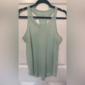 Brooks running tank top - it’s a good day for a run - light blue - Size M